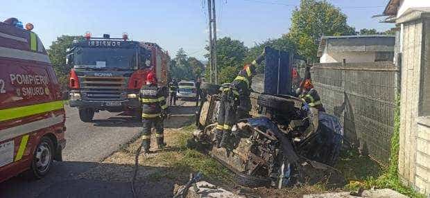 Accident în Argeș. Lovit la cap, un bărbat a ajuns la spital