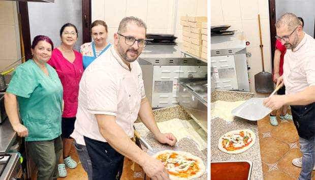 Demonstraţia lui Tony Resta la Koket Pub. Italianul din Top 10 pizzeri din lume a preparat 4 tipuri de Napoletana la Câmpulung