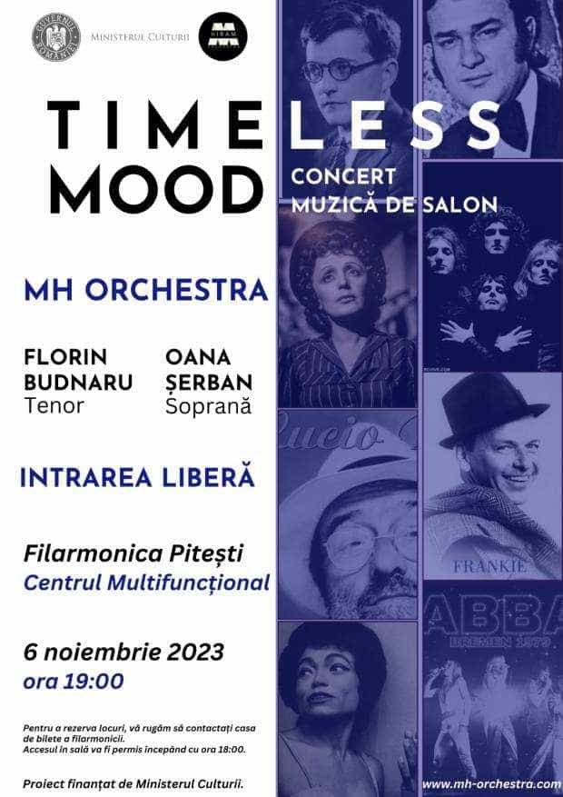 TIMELESS MOODS- concert crossover în Pitești și alte orașe din țară