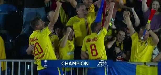 România, campioană mondială la minifotbal