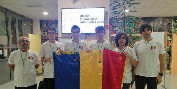 „Aur” tricolor la Olimpiada Balcanică de Informatică
