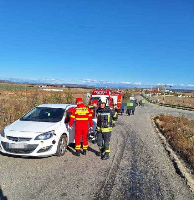 Accident la Căteasca, în Argeș. Un rănit a ajuns la spital