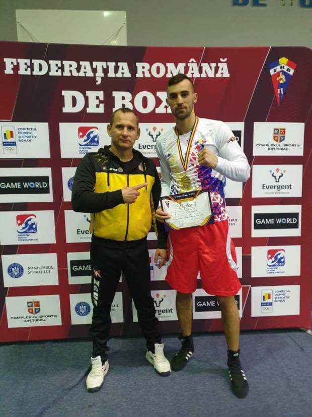 Argeșeanul Florin Șerban a obținut aurul la Campionatul Național de box de la Brăila