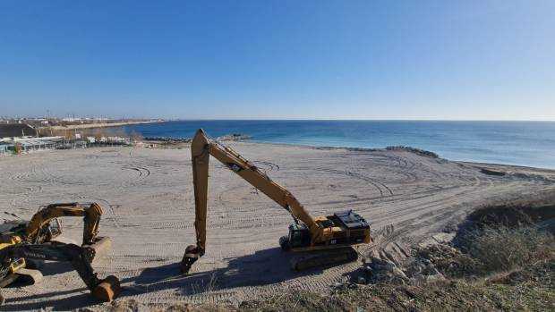 Apare o nouă plajă pe litoralul românesc