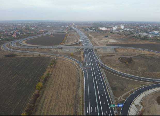 Încă un tronson din A0 va fi inaugurat sâmbătă, 30 decembrie