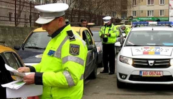 11 permise auto reţinute la Piteşti, sâmbătă, de Poliţia Rutieră