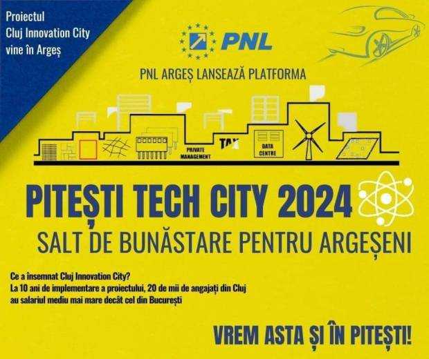 PNL Argeș lansează platforma: Pitești Tech City