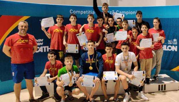 Medalii pentru juniorii de la CSM Pitești la Cupa Ligii Performanței în Natație