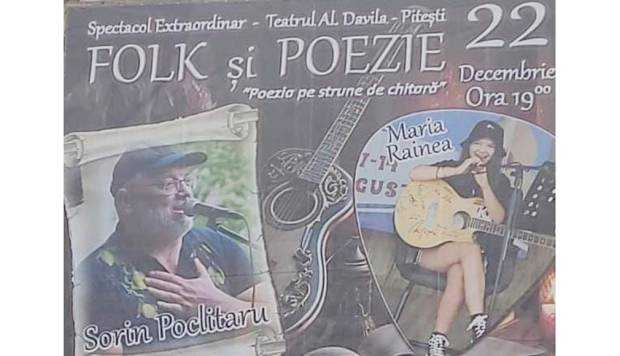 Impresii după un spectacol de poezie şi folk la Teatrul „Davila”