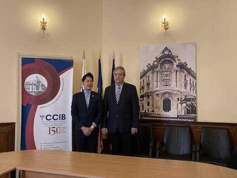 Prima vizită la CCIB a domnului Min Seok Ko, consul onorific al României la Incheon, Republica Coreea