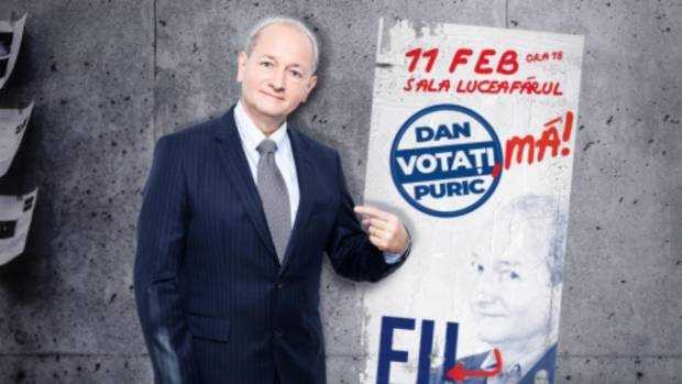 Dan Puric a anunțat că va candida la alegerile prezidențiale susținut de AUR