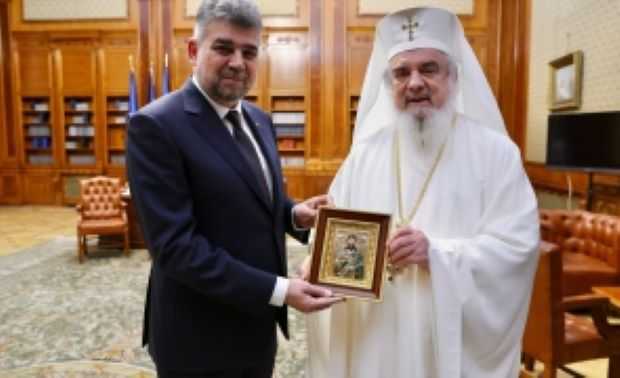 Ciolacu, întâlnire cu patriarhul Daniel: prilej de reafirmare a importanței consolidării parteneriatului cu Biserica