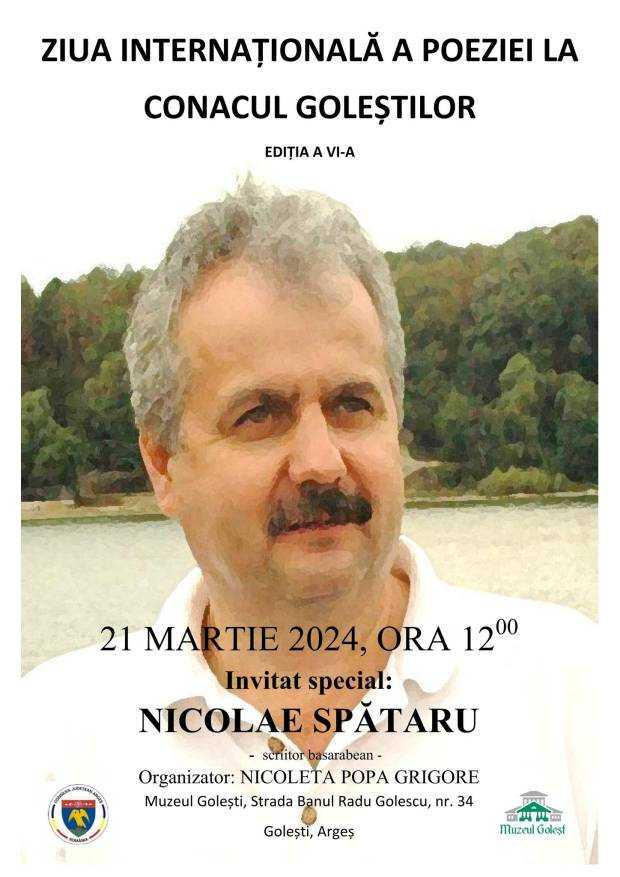 Ziua Internațională a Poeziei la Conacul Goleștilor