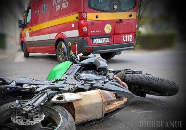 Motociclist rănit la Ștefănești. Cine a greșit