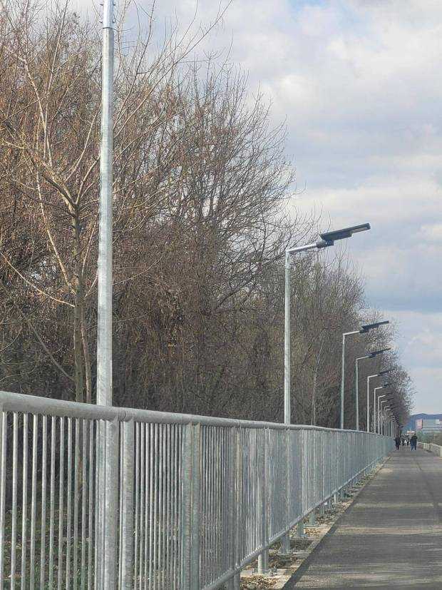 Video. Lucrări avansate la zona de promenadă de lângă râul Argeș