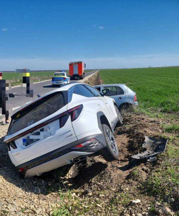 Accident în Argeş, la Negraşi. O persoană, monitorizată de echipajul SMURD