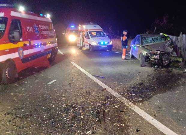 Accident rutier între două autoturisme la Lunca Corbului. Șase persoane au fost rănite