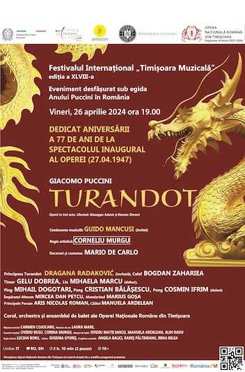 Centenarul Giacomo Puccini, celebrat în România prin evenimente de înaltă ținută artistică