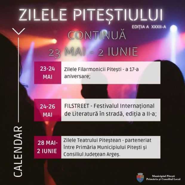Continuă Zilele Piteștiului, ediția a 32-a. Ce evenimente sunt programate