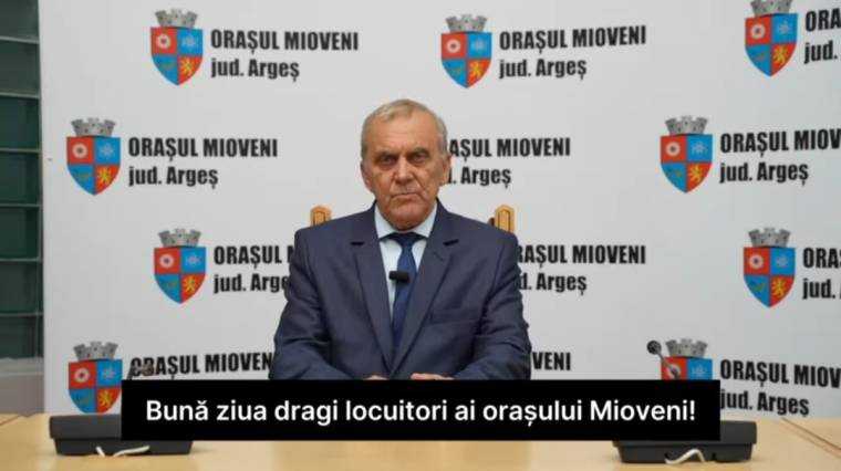 Primarul Ion Georgescu îi cheamă pe locuitorii din Mioveni în audiență