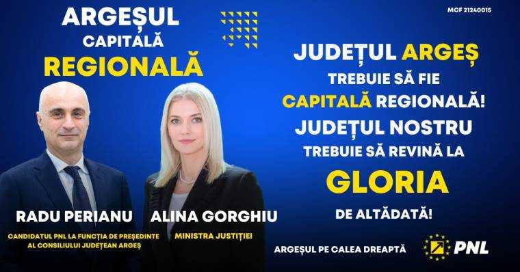 Radu Perianu: „Județul Argeș trebuie să fie capitală regională!”