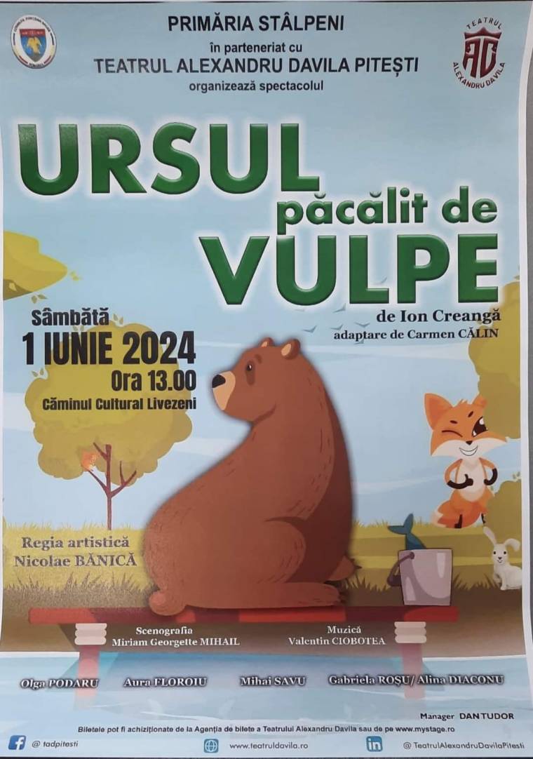Teatru pentru copii în comunele din Argeș