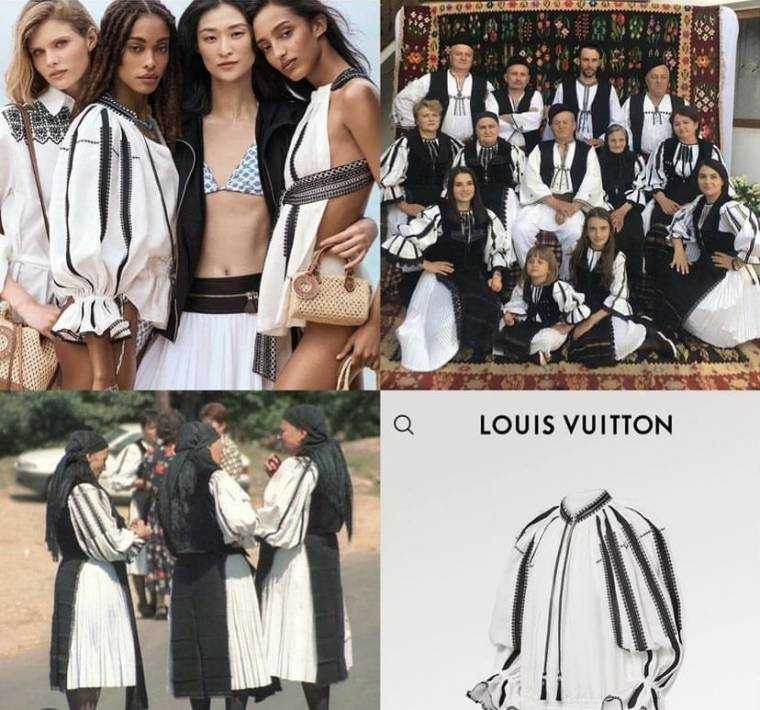 Ministrul Culturii vrea recunoașterea iei cu șinoare, ca sursă de inspirație pentru Louis Vuitton