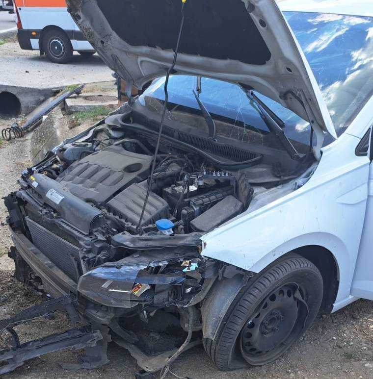 Accident la Bascov