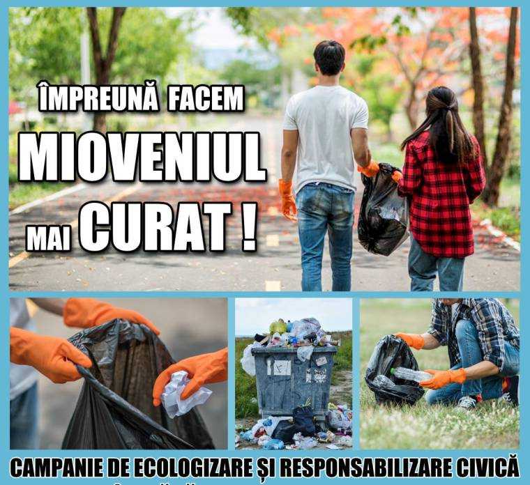 Amplă acțiune de ecologizare la Mioveni