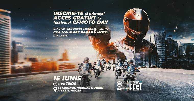 Peste 3500 de motocicliști vor trece prin Pitești, în acest weekend. Vezi traseul