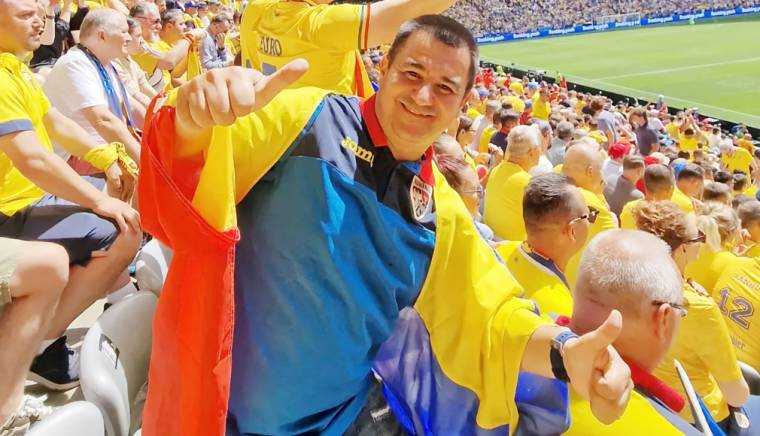 Suporter la meciul de poveste România-Ucraina, de pe Alianz Arena. Adrian Bughiu: „Am stat undeva în dreptul liniei de 16 metri a careului unde a dat Stanciu gol”