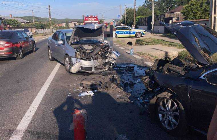 Femeie rănită în accident la Bascov. A ajuns la spital