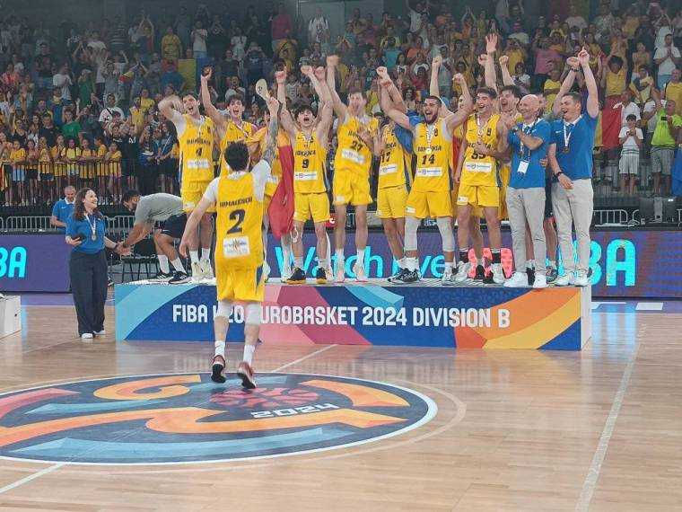 România a câștigat Campionatul European de baschet U20, la Pitești Arena