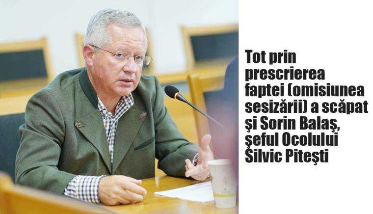 Din nou amânare în procesul lui Sorin Balaş & Co privind un jaf silvic de acum 10 ani! Podeanu Georgel, tatăl secretarei lui Armand Chiriloiu, scapă de judecata penală, prin prescrierea faptei!