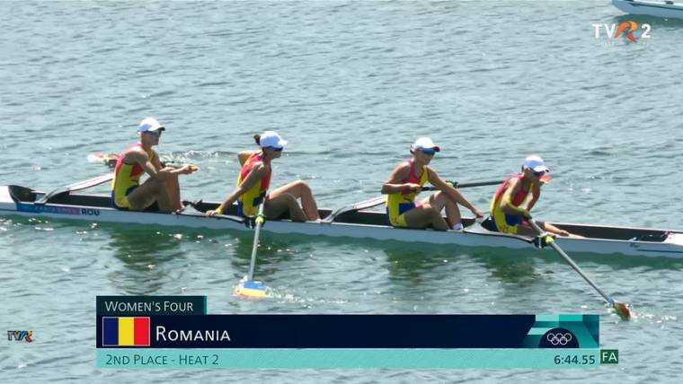 Jocurile Olimpice: Echipajul românesc de patru rame feminin s-a calificat în finală