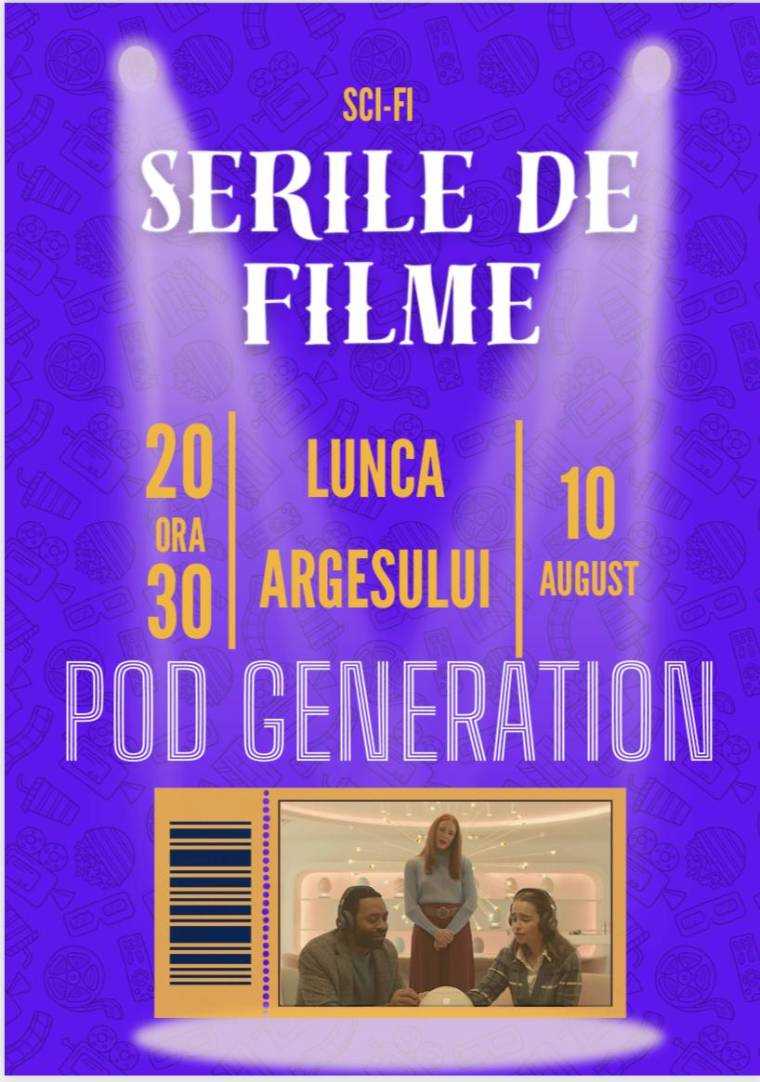 O nouă seară de film în aer liber la Pitești