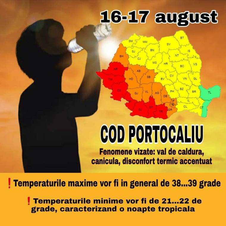 Caniculă în Argeș. Ne așteaptă o noapte tropicală
