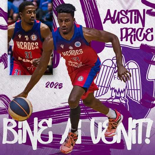 Încă un american la FC Argeş Basketball – Austin Price