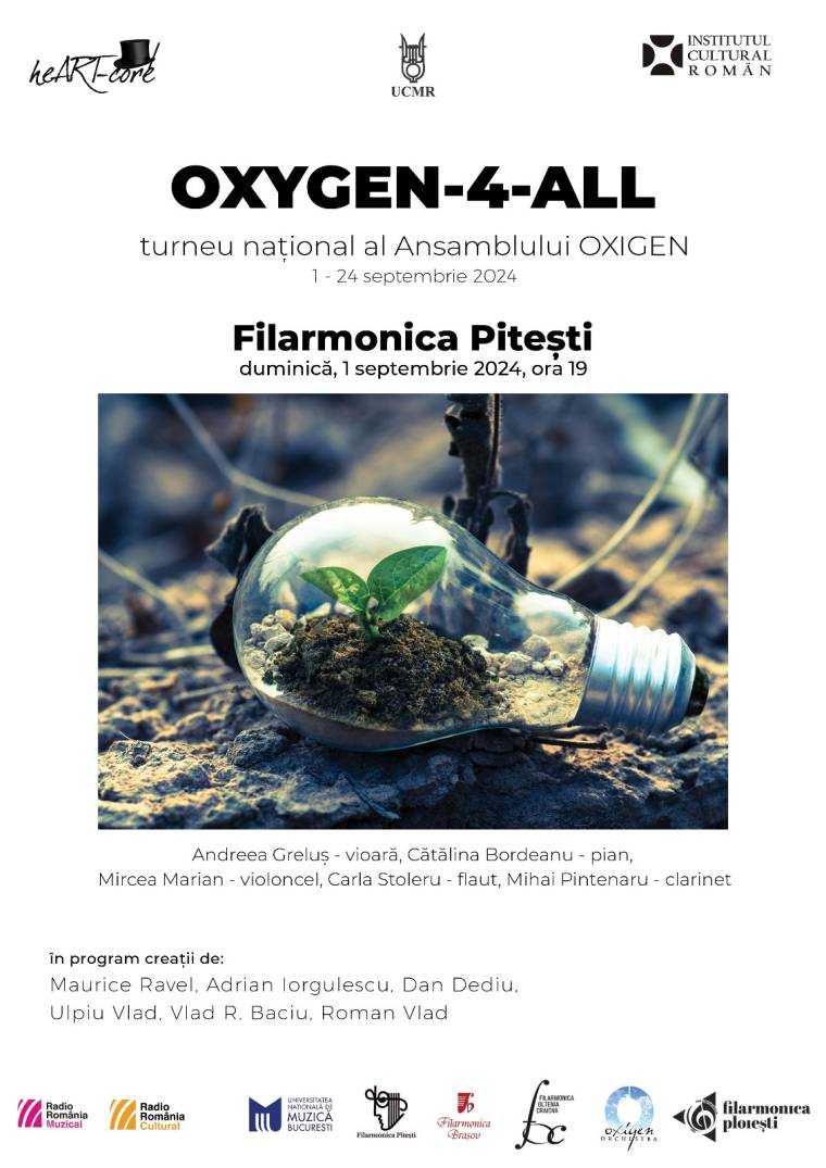 Turneul național „OXYGEN 4 ALL” pornește de la Filarmonica Pitești