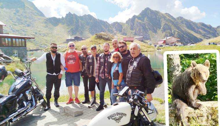 Primarul Boţârcă a fost cu „Harley”-ul pe Transfăgărăşan până la Bâlea Lac