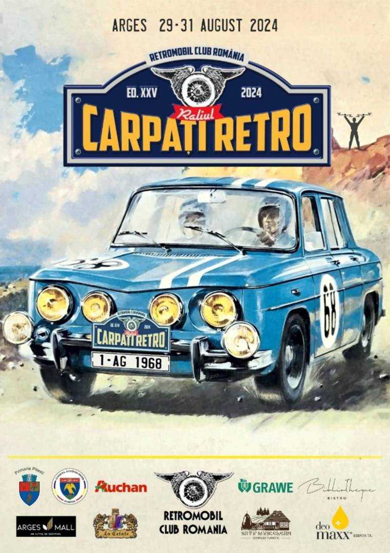 CARPAȚI RETRO RALLY. Patru zile de spectacol automobilistic în Argeș