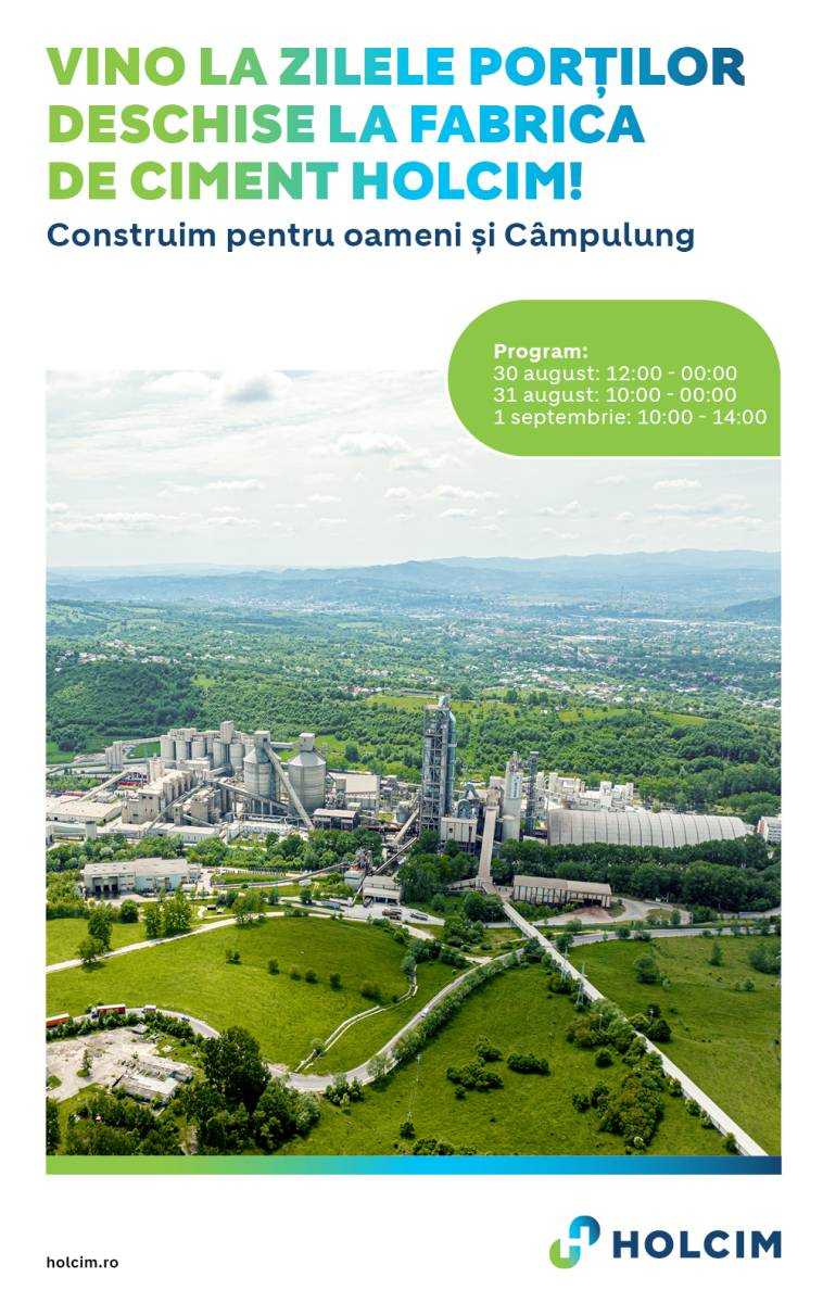 Vino la Zilele Porților Deschise la fabrica de ciment Holcim