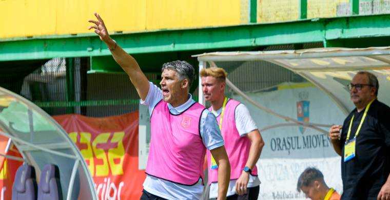 Ce spune antrenorul Alin Chița despre victoria cu Viitorul Pandurii Tg Jiu