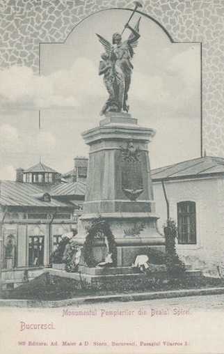  13 Septembrie 1901: Inaugurarea Monumentului Pompierilor – pe Calea 13 Septembrie din Bucureşti, în memoria celor căzuţi la 13 septembrie 1848, in lupta cu  trupele turceşti 