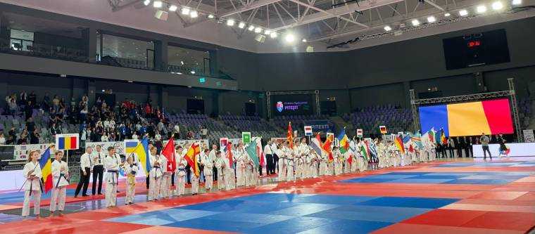 Pitești Arena. A început Campionatul Balcanic de Ju-Jitsu