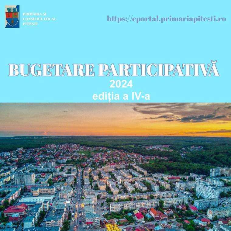 Până pe 30 septembrie se pot depune proiectele pentru Bugetarea participativă