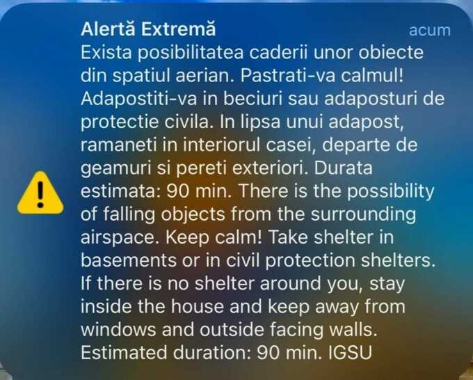 Grup de drone reperat la graniță. A fost emis RO-Alert