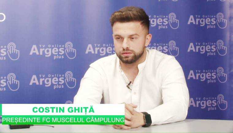 Costin Ghiţă, preşedintele FC Muscelul Câmpulung, recunoaşte: „Trebuie să schimbăm ceva la echipă. În stilul ăsta nu se poate”