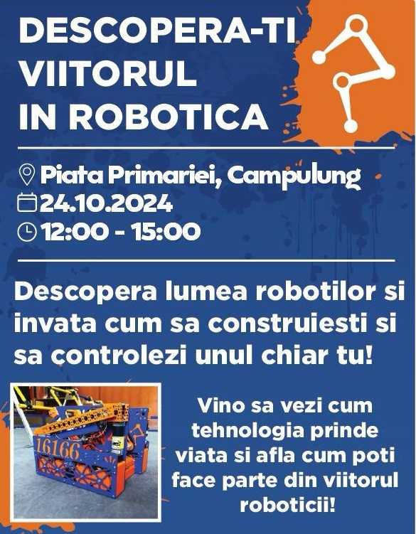 Robotică în centrul Câmpulungului