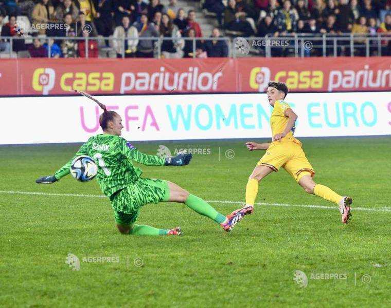 Naționala feminină de fotbal a fost învinsă de Polonia